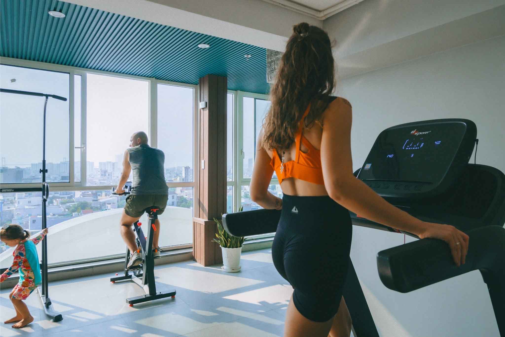 Phòng tập gym tại khách sạn Phan Văn 2