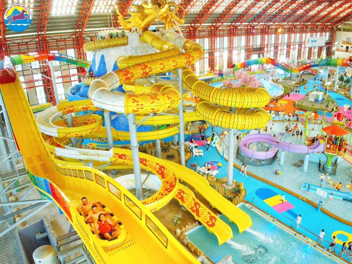 Thử thách đường trượt Rồng dài 140m