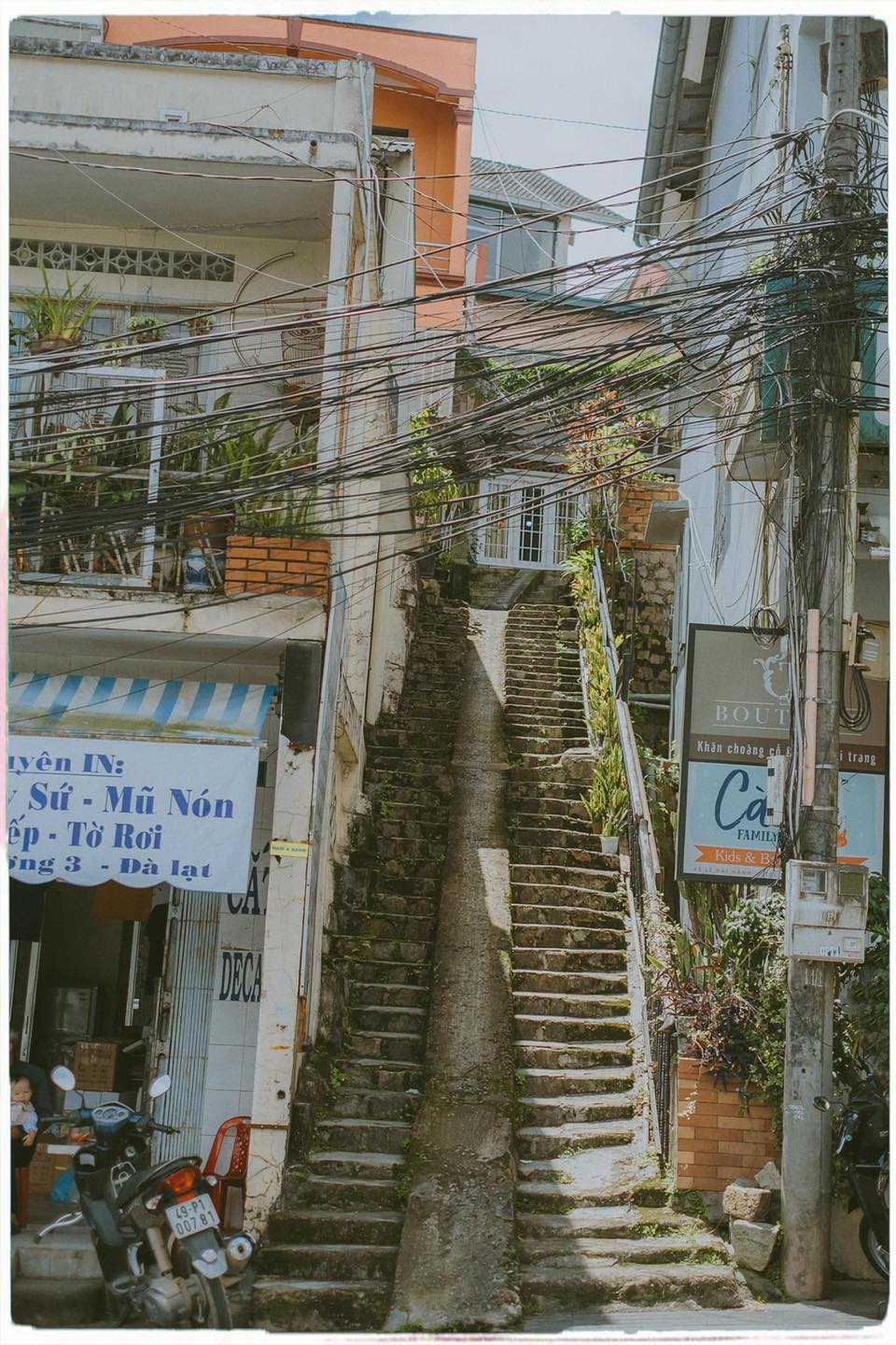 Những con dốc phố ở Đà Lạt