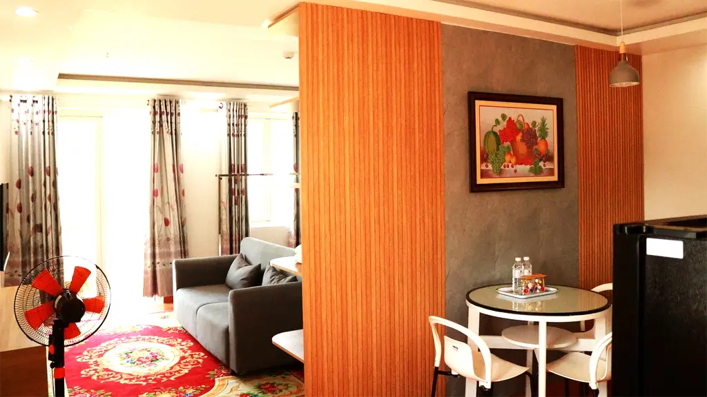 Bên trong không gian của phòng nghỉ