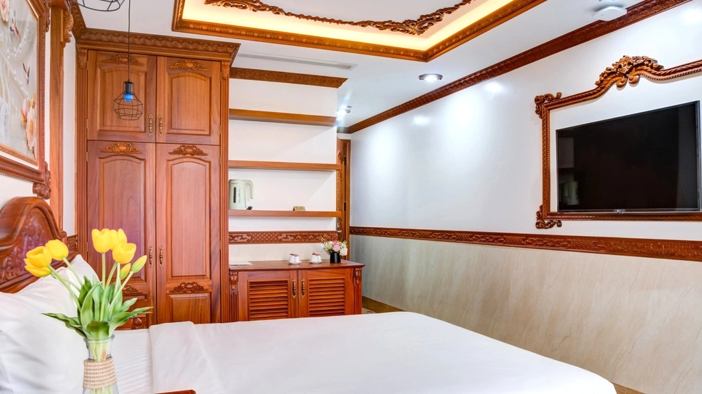 bên trong căn phòng khách sạn phan văn hotel