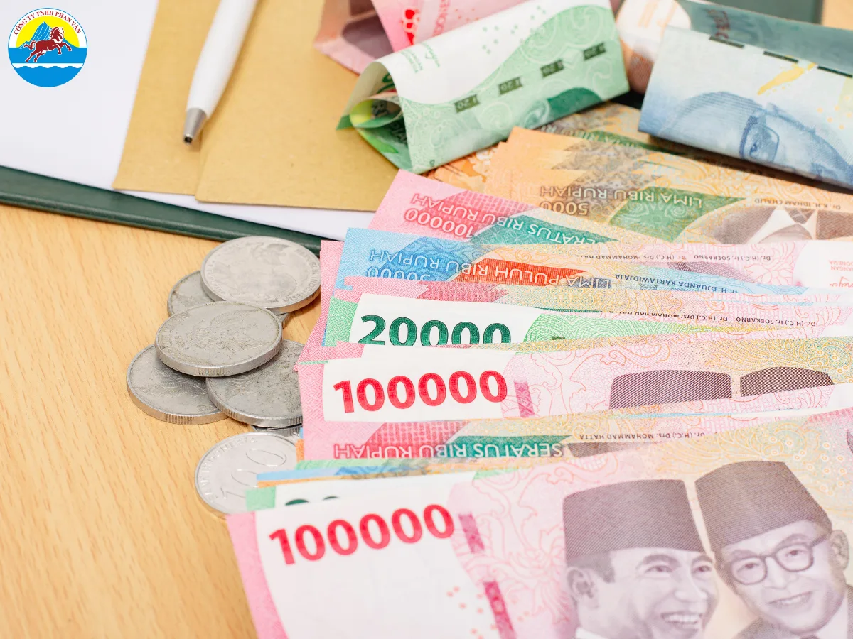 Đơn vị là Rupiah (IDR)