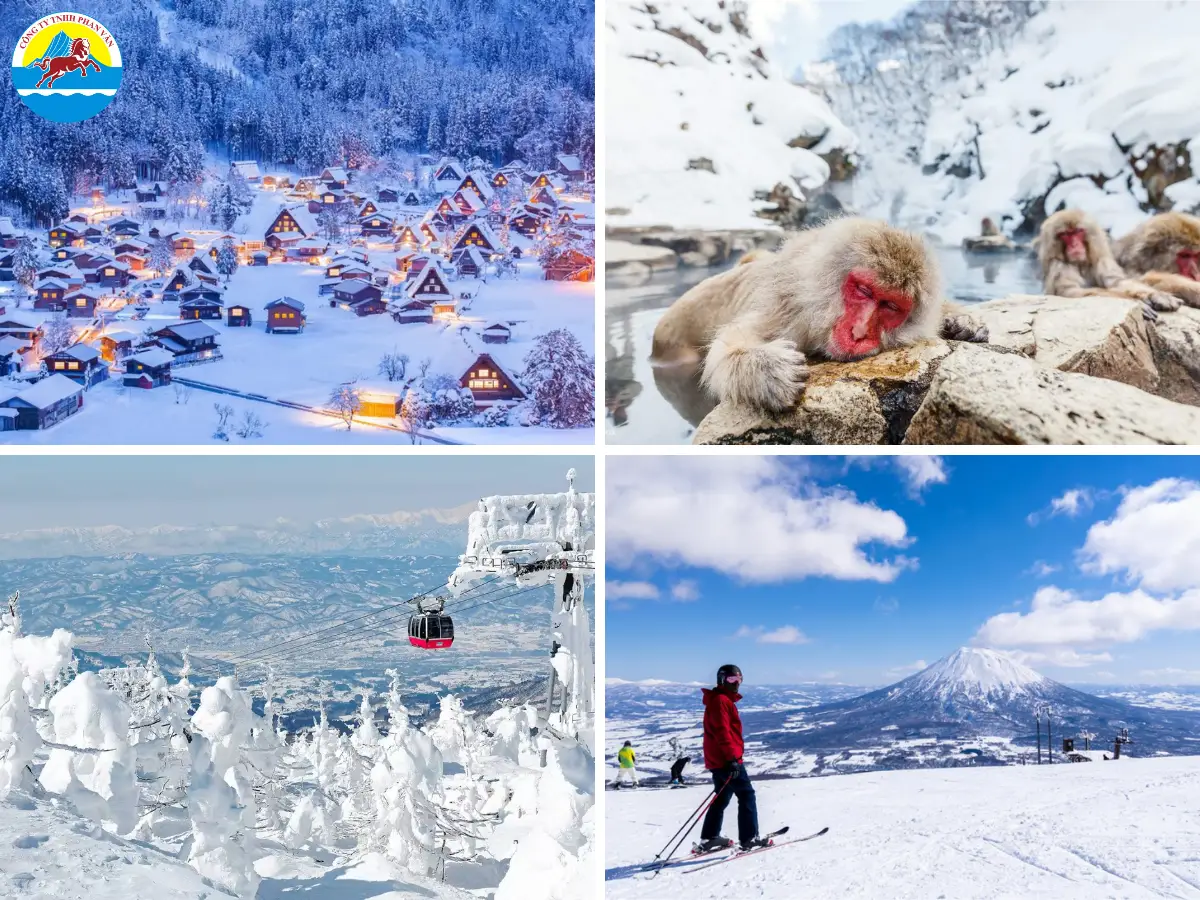 Mùa đông tại Nhật Bản mang đến trải nghiệm độc đáo