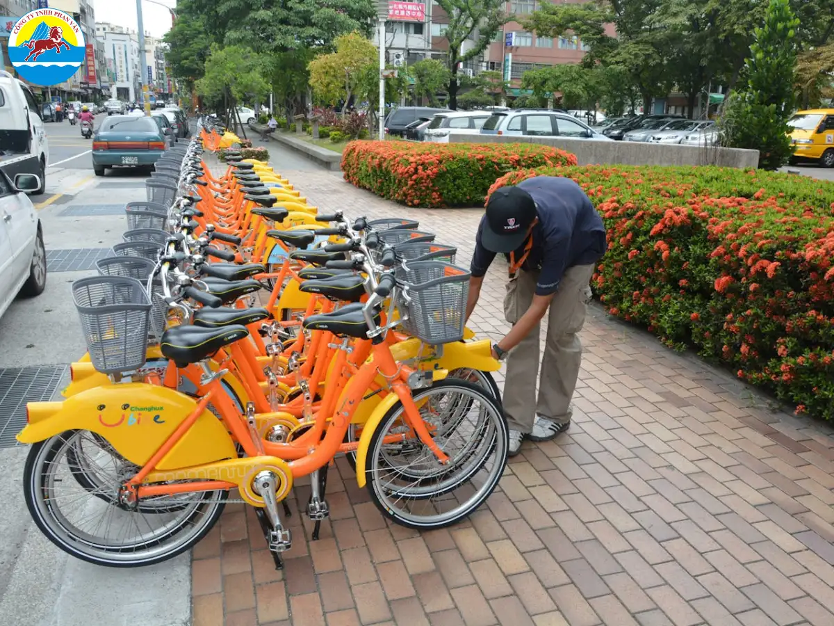 Hệ thống xe đạp YouBike công cộng thuận tiện