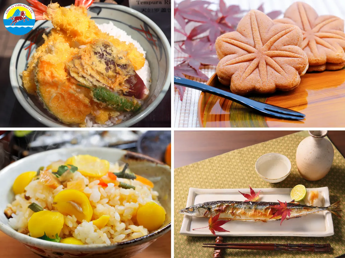Mùa thu là mùa bội thu của ẩm thực Nhật Bản