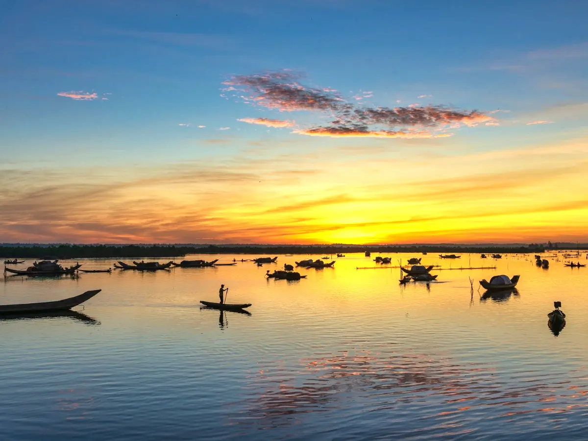 Chiều trên Phá Tam Giang - Huế