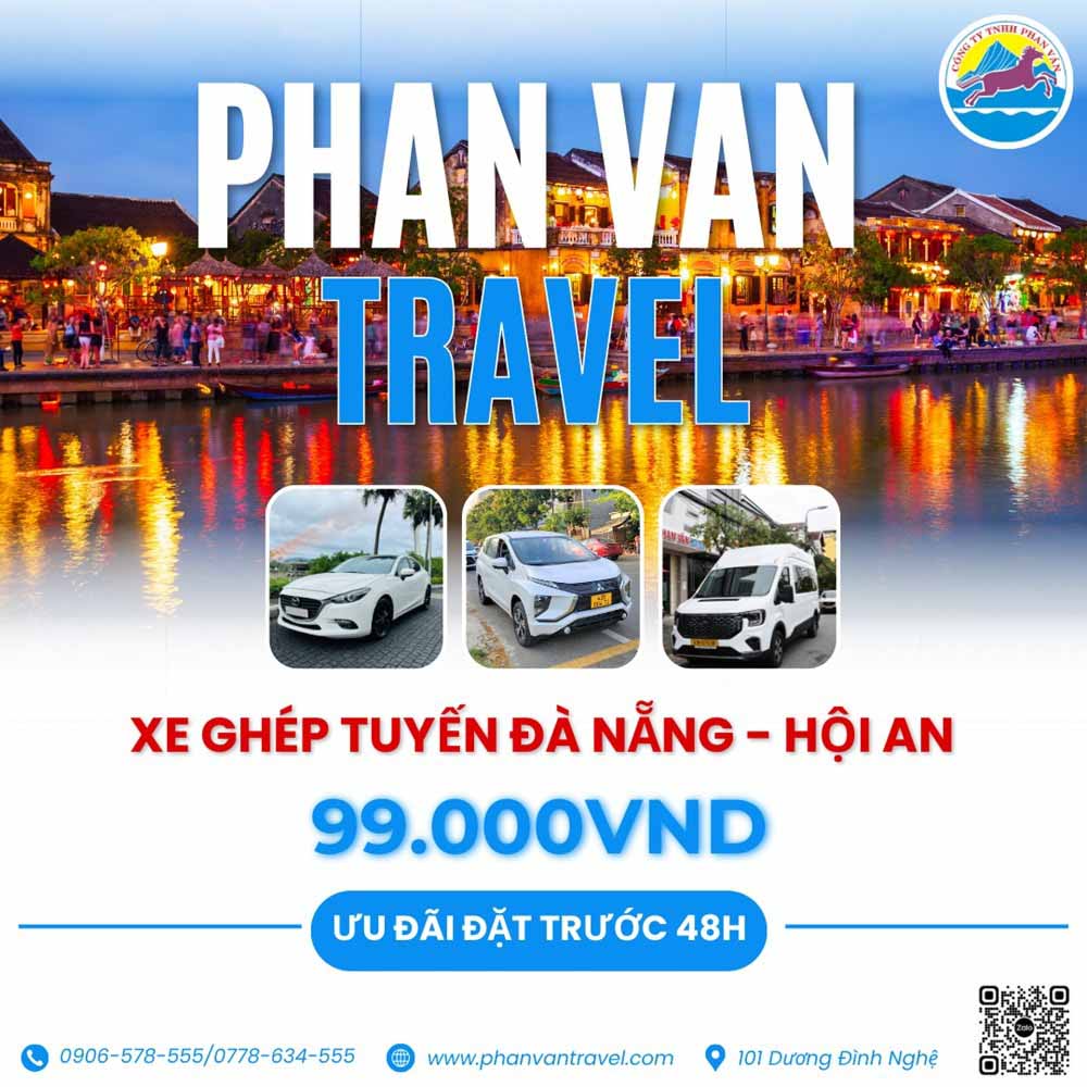 Dịch vụ xe ghép Đà Nẵng - Hội An