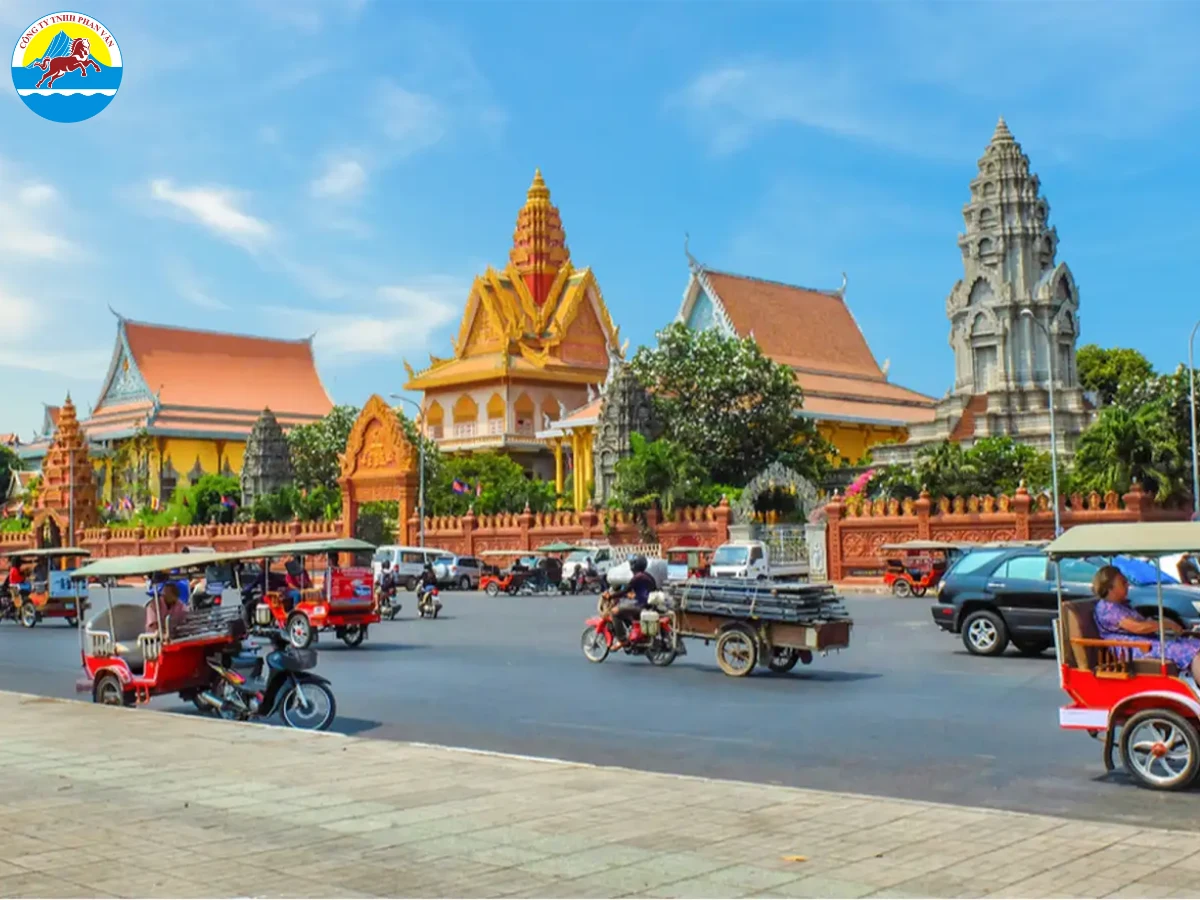 Hệ thống giao thông nội đô Phnom Penh đa dạng