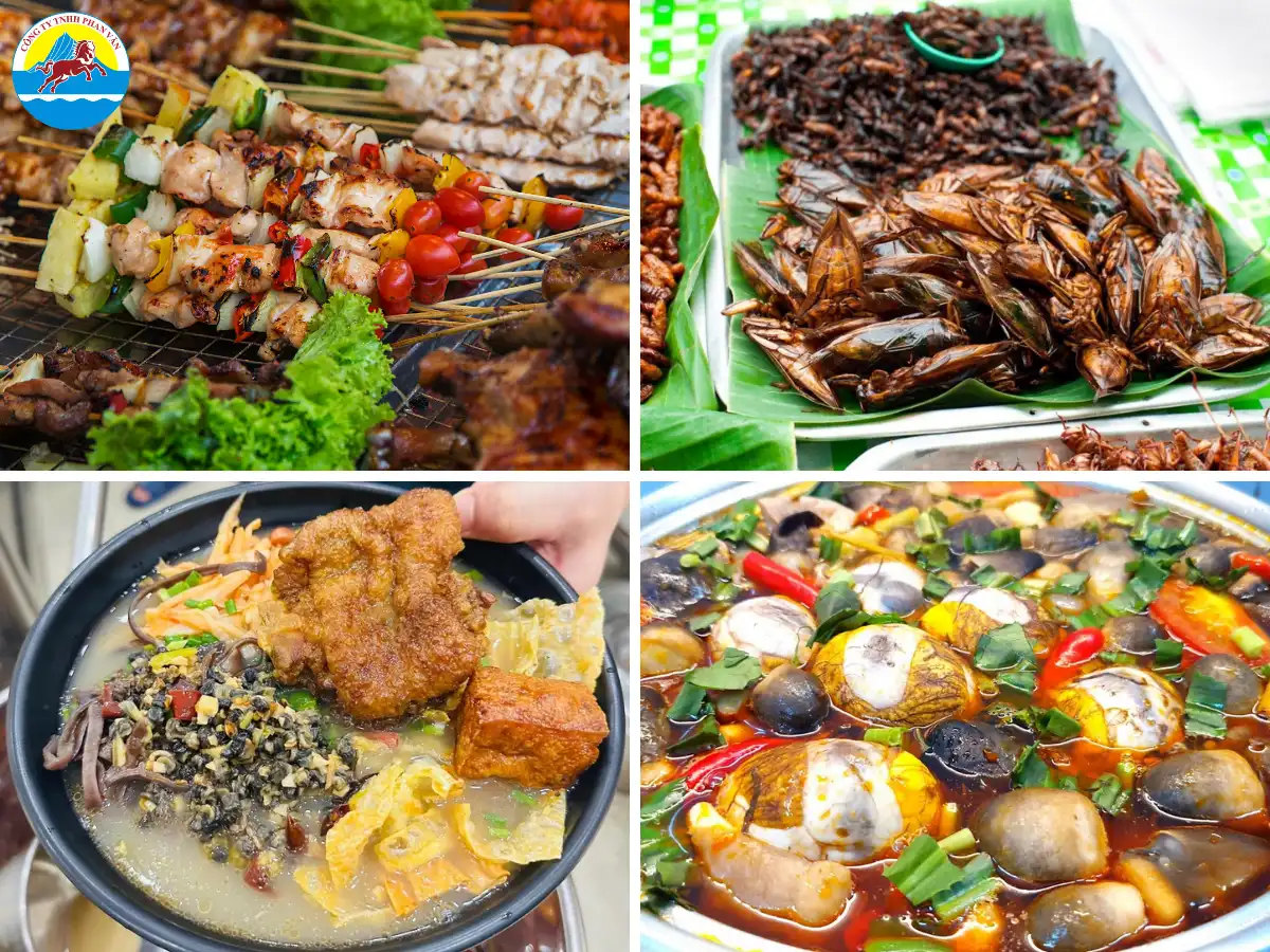 Hệ thống ẩm thực phong phú khi đi du lịch Bằng Tường Trung Quốc