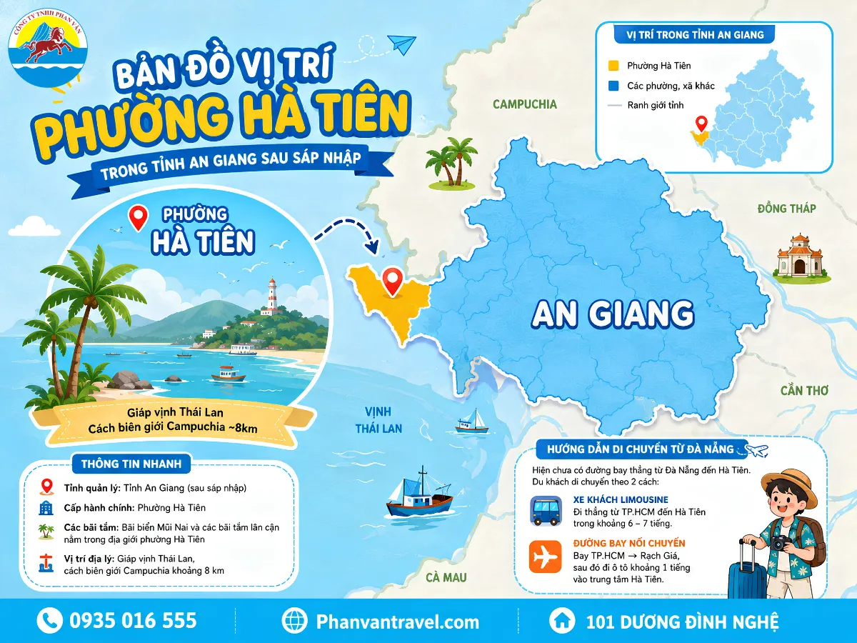 du lịch biển Hà Tiên