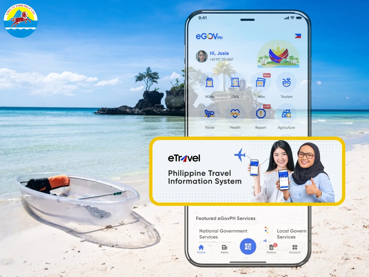 Du khách chỉ cần khai báo điện tử eTravel Philippines trước chuyến đi