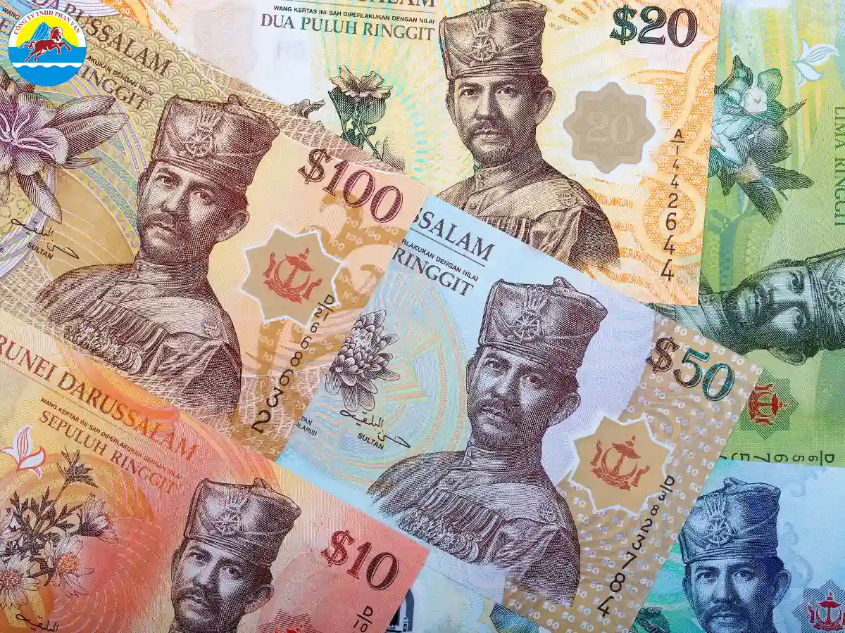 Đơn vị tiền chính tại Brunei là Đô la Brunei (BND)