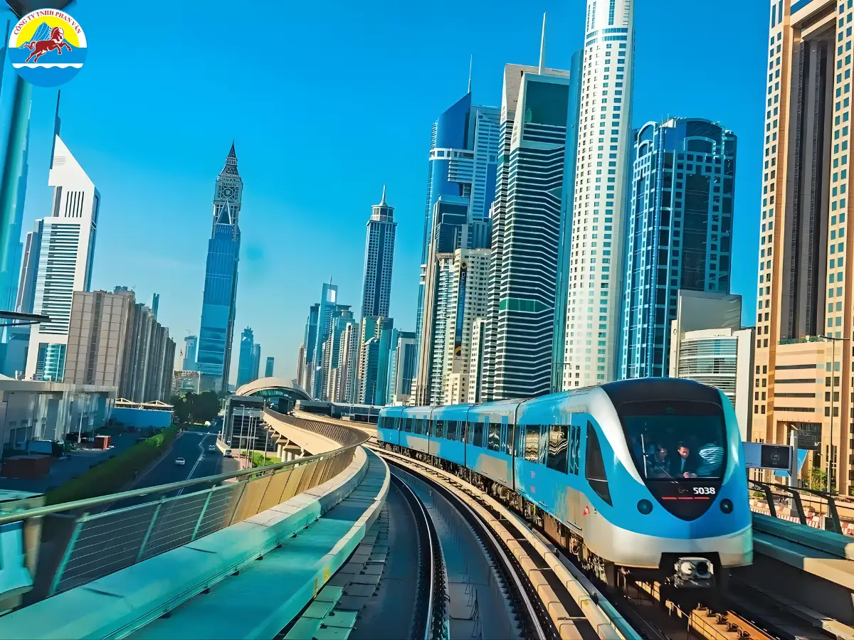 Tàu điện ngầm (Metro) tại Dubai