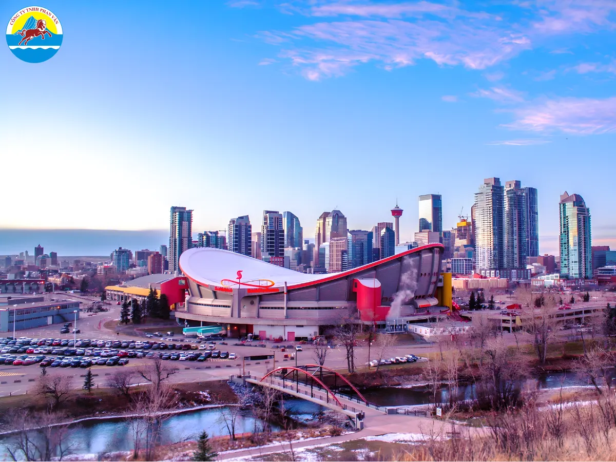 Calgary nằm ở độ cao hơn 1.000m so với mực nước biển