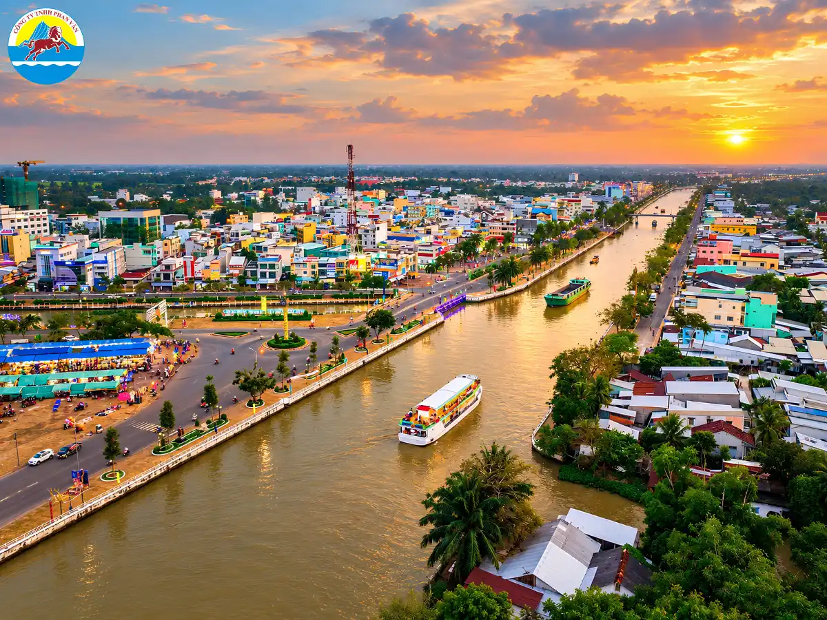 Ngắm cảnh sông Hậu tháng 10