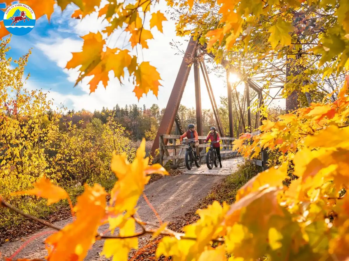 Đạp xe dọc cung đường ven hồ