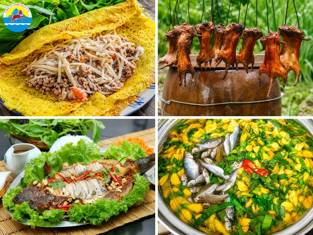 Hình ảnh các món ăn hấp dẫn tại Cao Lãnh
