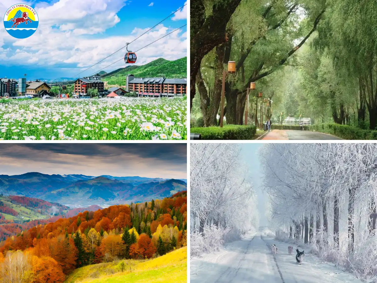 Cát Lâm có khí hậu ôn đới gió mùa lục địa với bốn mùa rõ rệt