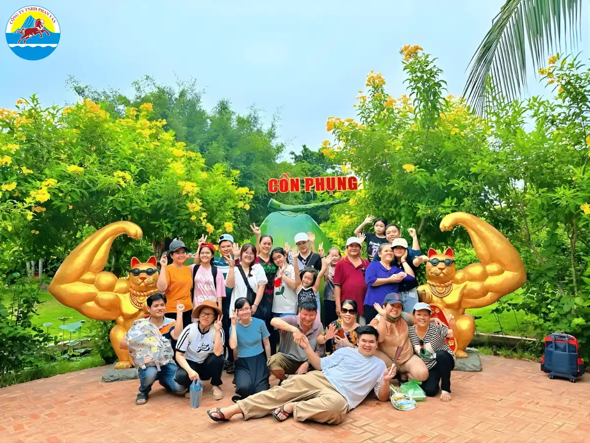 du lịch Cồn Phụng tự túc