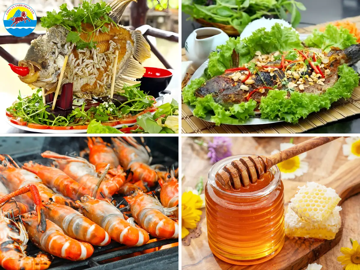 Ẩm thực tại Cồn Thới Sơn