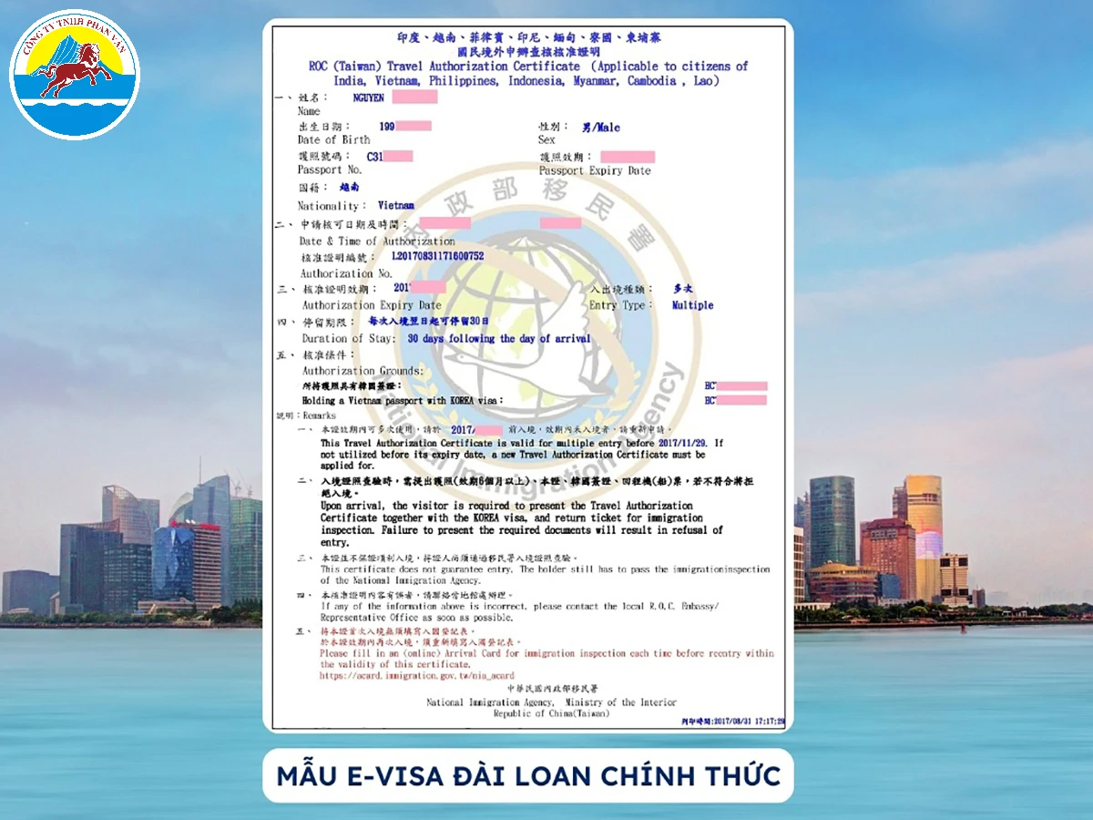 E-Visa (Giấy phép nhập cảnh trực tuyến)
