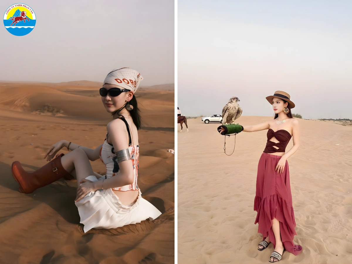 Mùa hè Dubai thường trên 40°C, bạn nên mặc trang phục giúp cơ thể mát mẻ và tránh sốc nhiệt