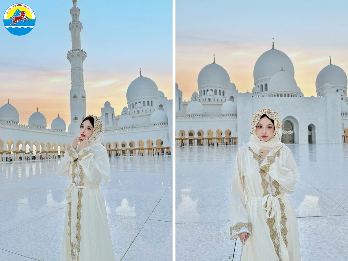 Trang phục thăm quan thánh đường Hồi giáo