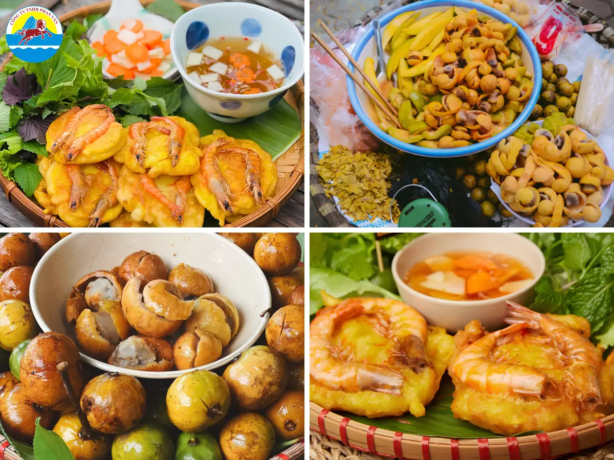 Bánh tôm và sấu chín vào thu tại Hà Nội