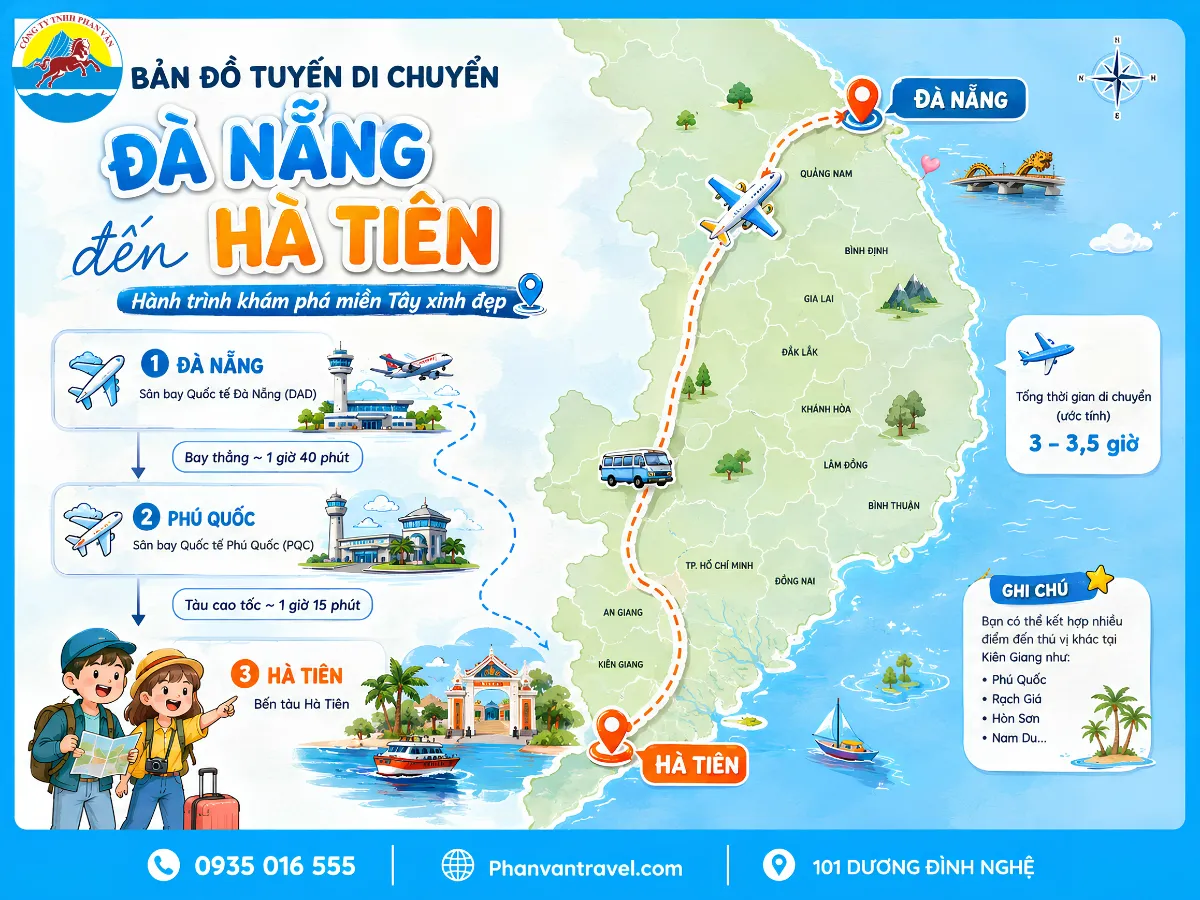 du lịch Hà Tiên 2 ngày 1 đêm