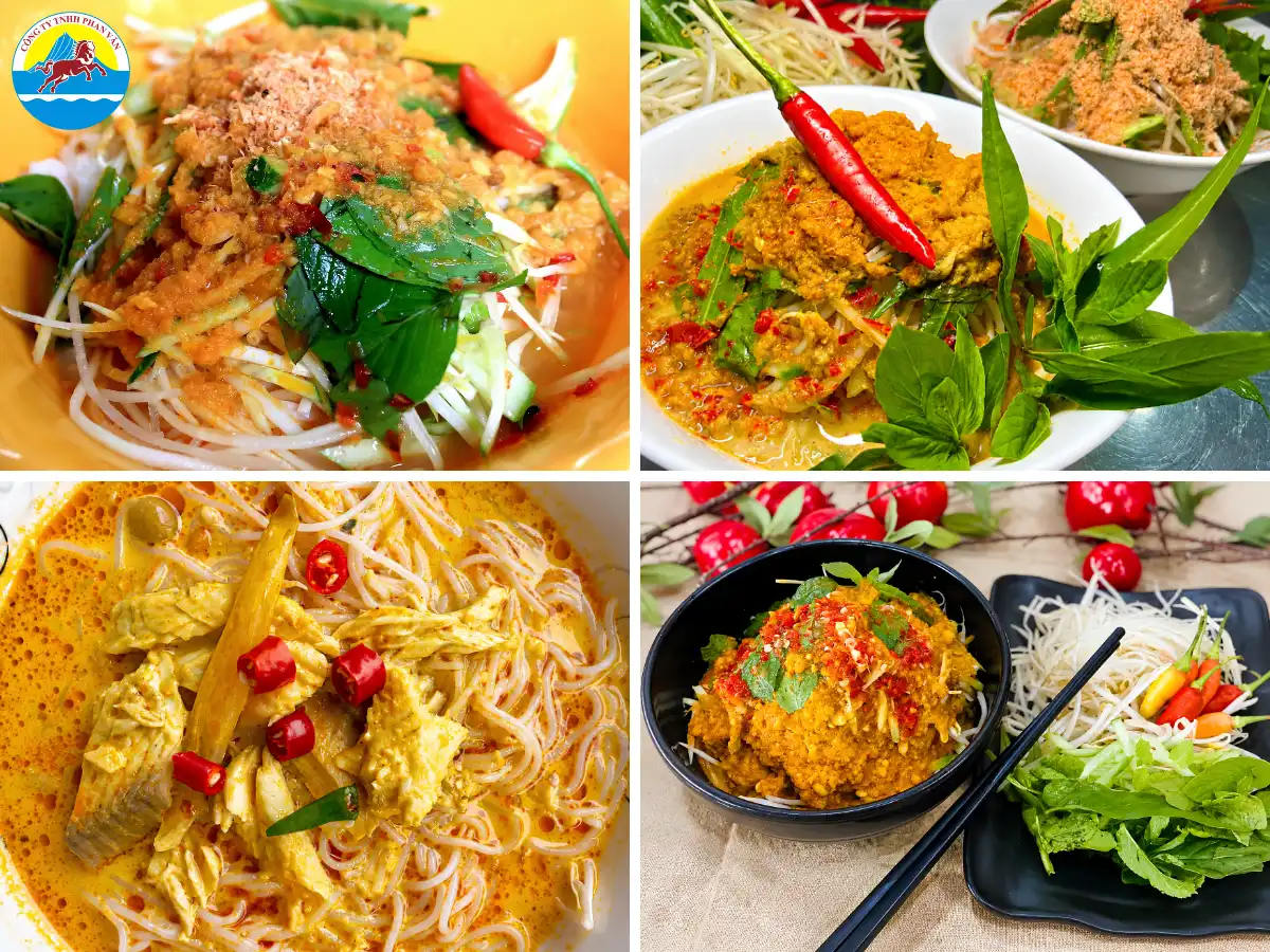 Thưởng thức bún kèn Hà Tiên
