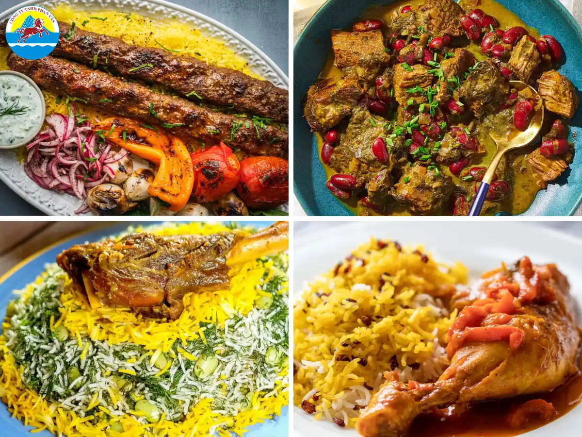 Ẩm thực Iran (Ba Tư) phản ánh sự tinh tế và hài hòa của gia vị truyền thống.