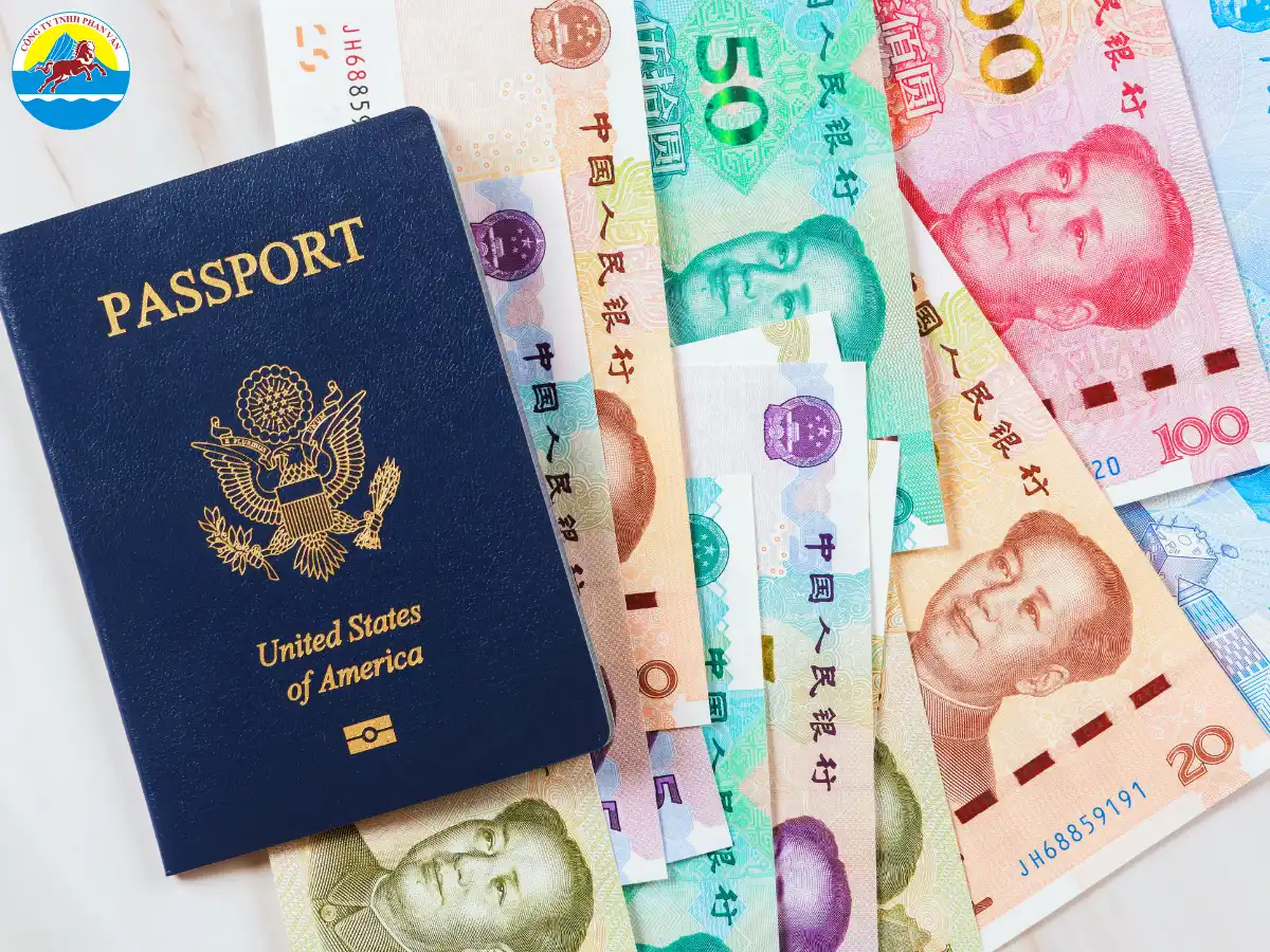 Trung Quốc sử dụng đồng Nhân Dân Tệ (CNY)