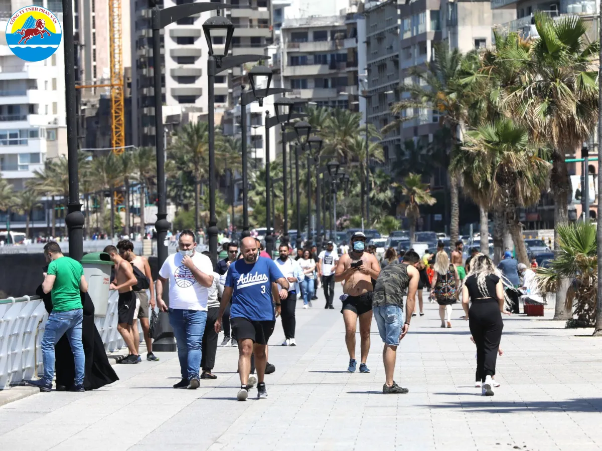 Khi du lịch Lebanon, hãy lưu ý ở chỗ đông người để bảo vệ bản thân