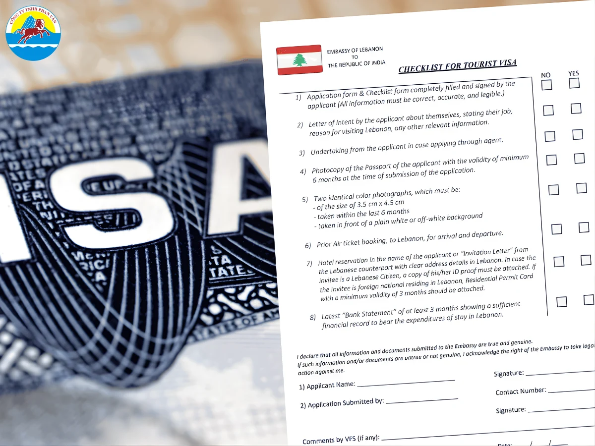 Có 2 loại visa để đi Lebanon