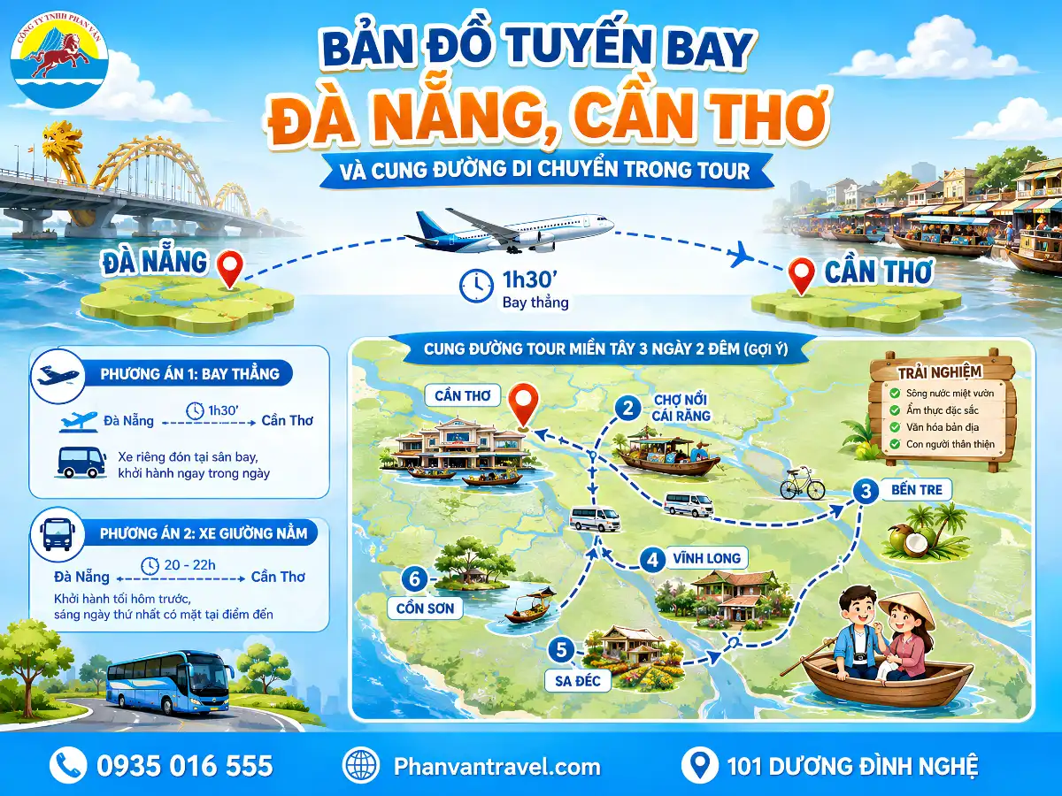 du lịch miền Tây 3 ngày 2 đêm