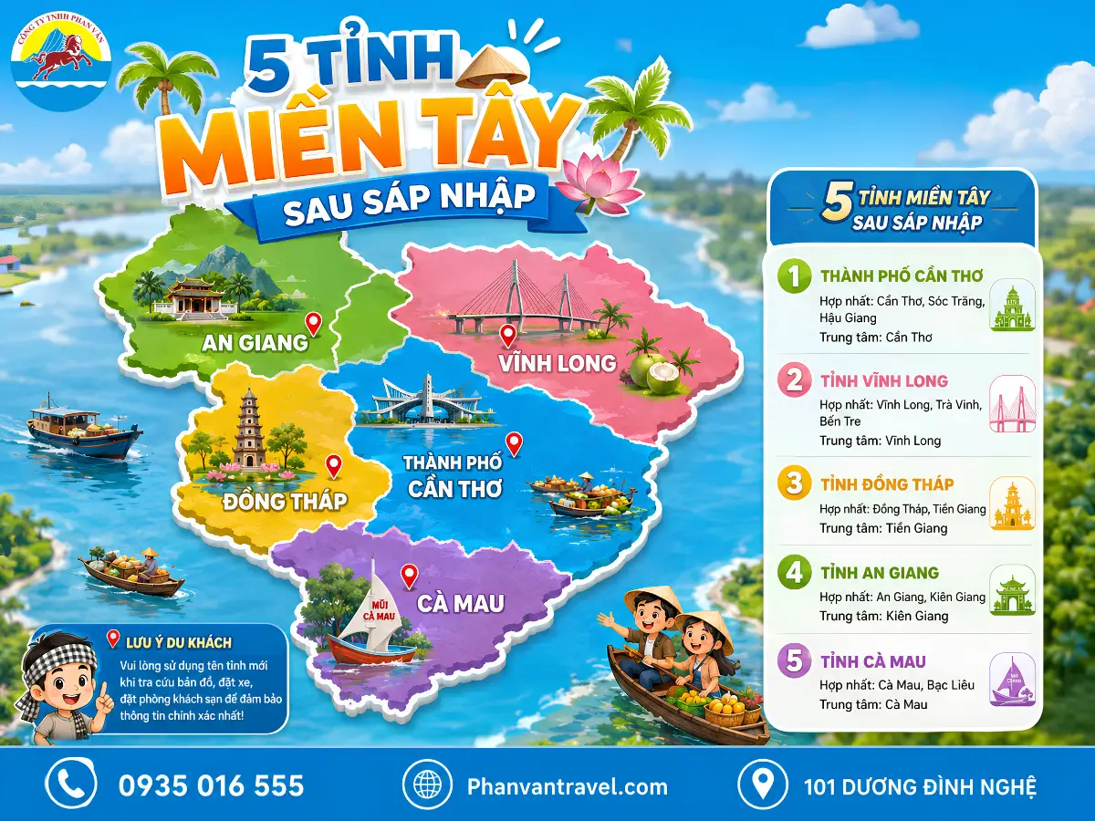du lịch miền Tây tự túc