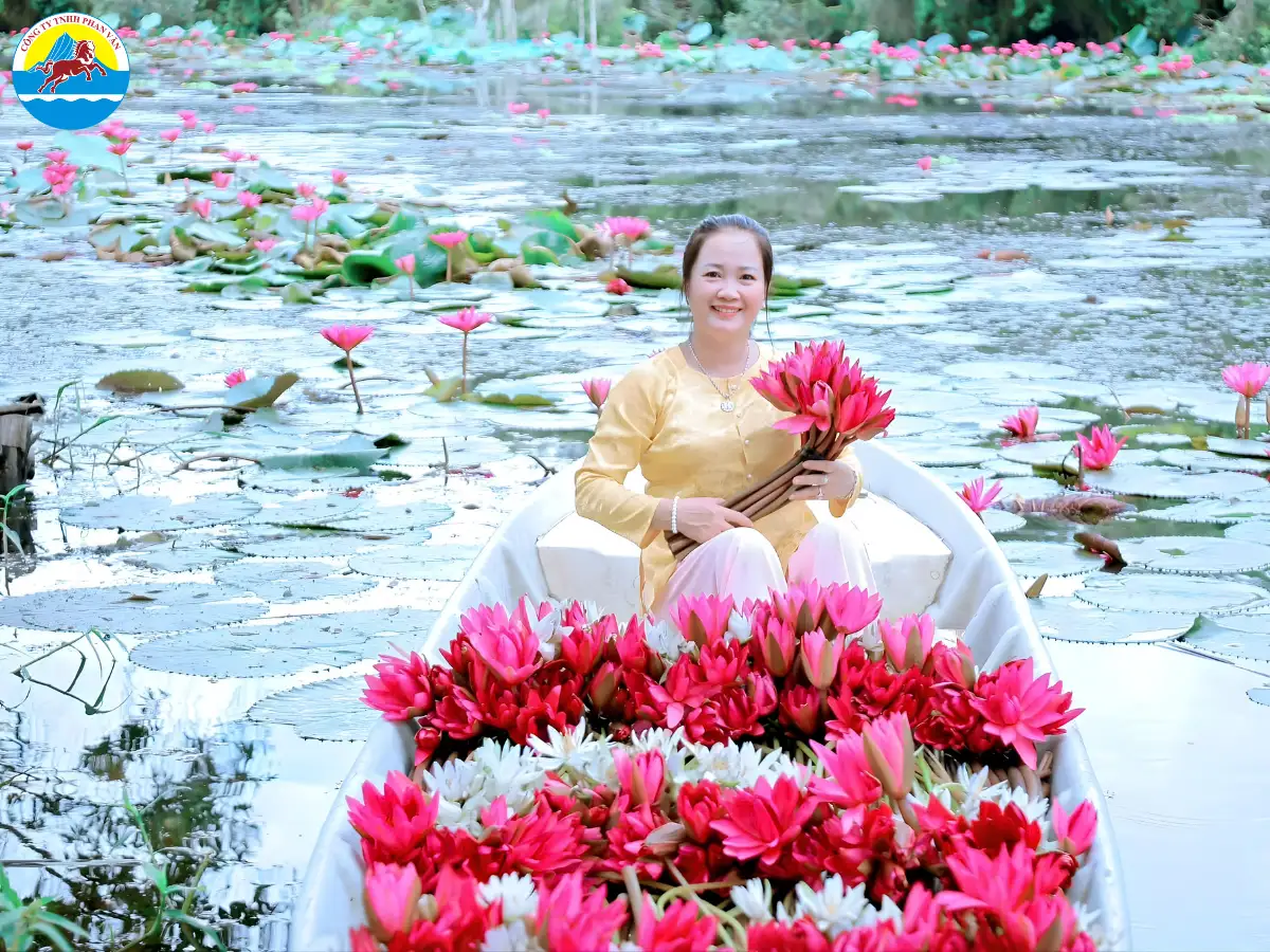 du lịch mùa nước nổi Đồng Tháp