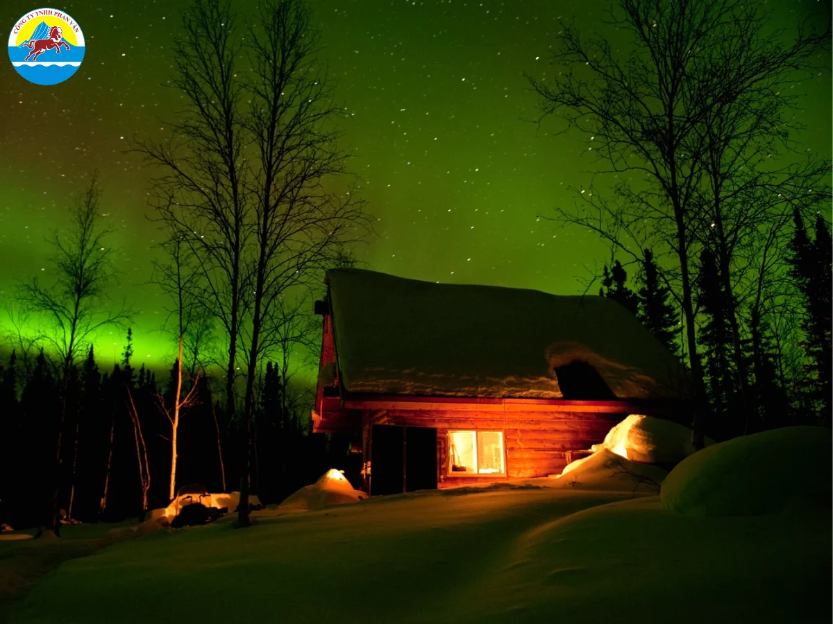 Săn cực quang ở Alaska