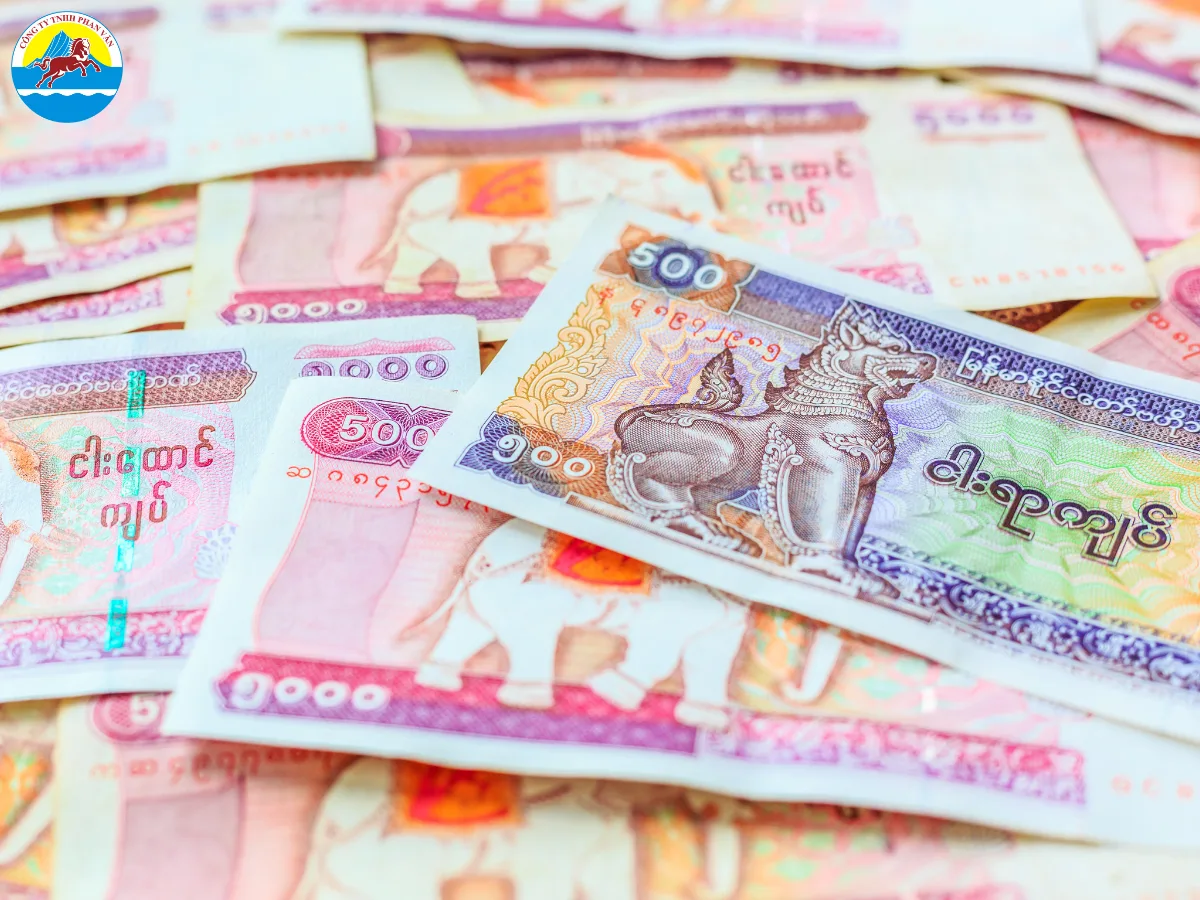 Myanmar sử dụng đồng Kyat (MMK)
