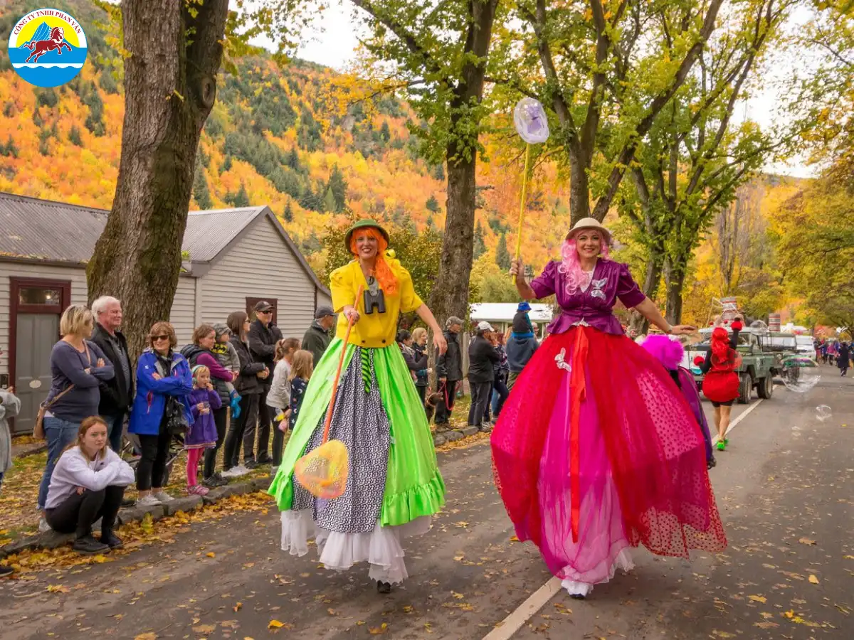 Mùa thu vàng và lễ hội ở thị trấn Arrowtown