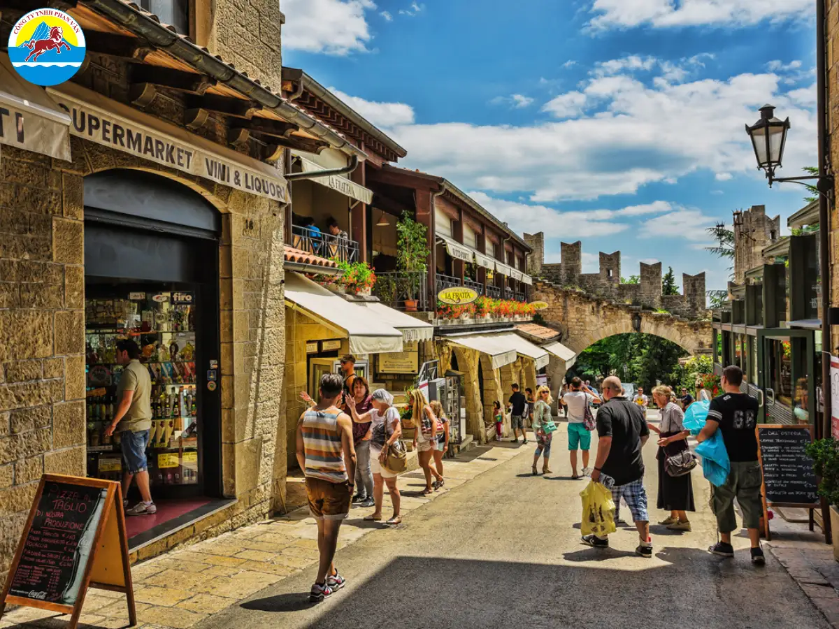San Marino có giá cả tương đương các thành phố du lịch ở Ý