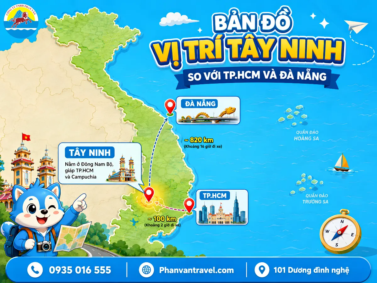 du lịch Tây Ninh 2 ngày 1 đêm