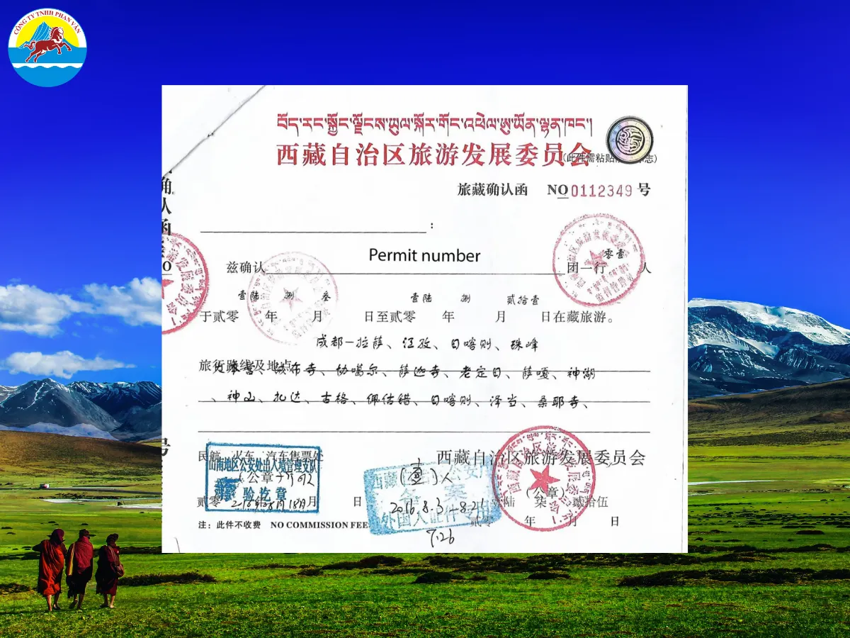 Giấy phép du lịch Tây Tạng