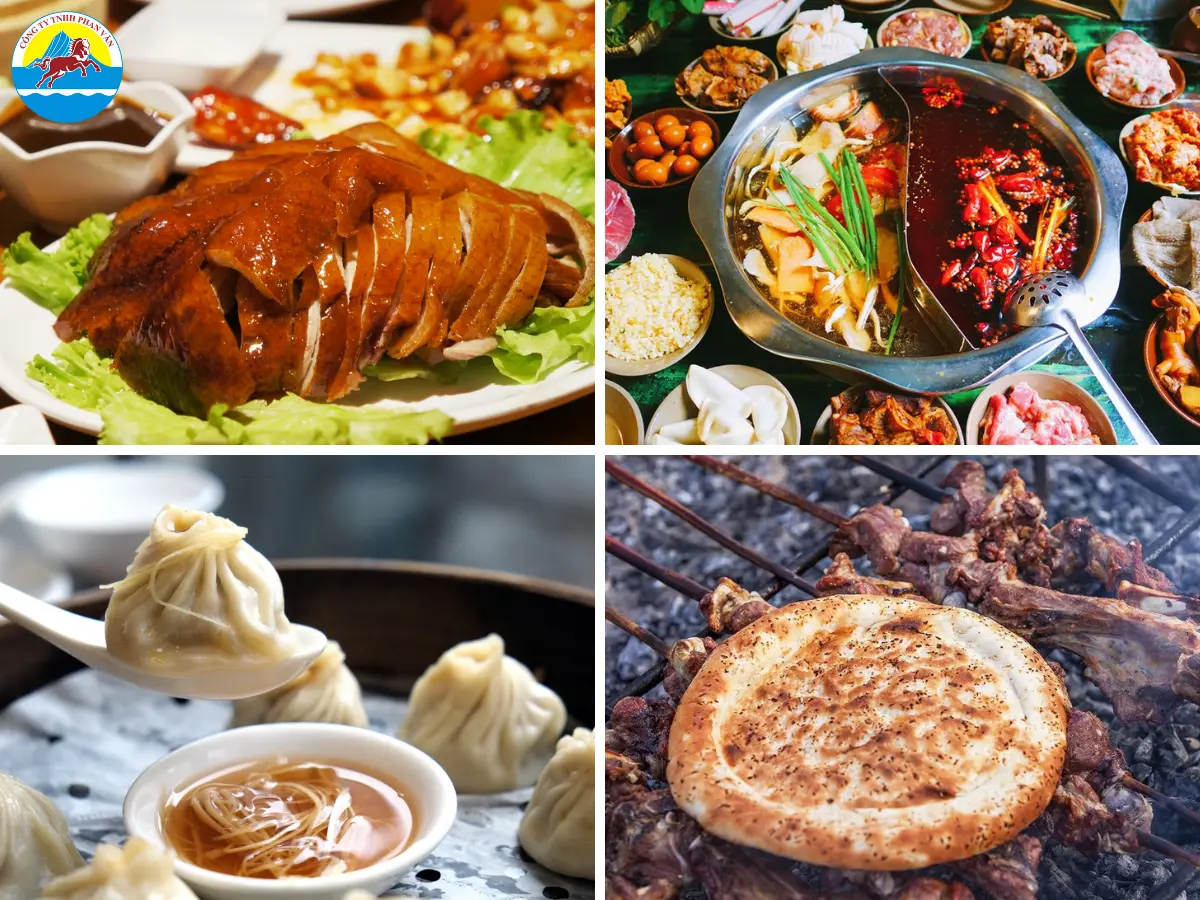 Nền ẩm thực Trung Quốc đa dạng, mỗi vùng miền mang một hương vị riêng