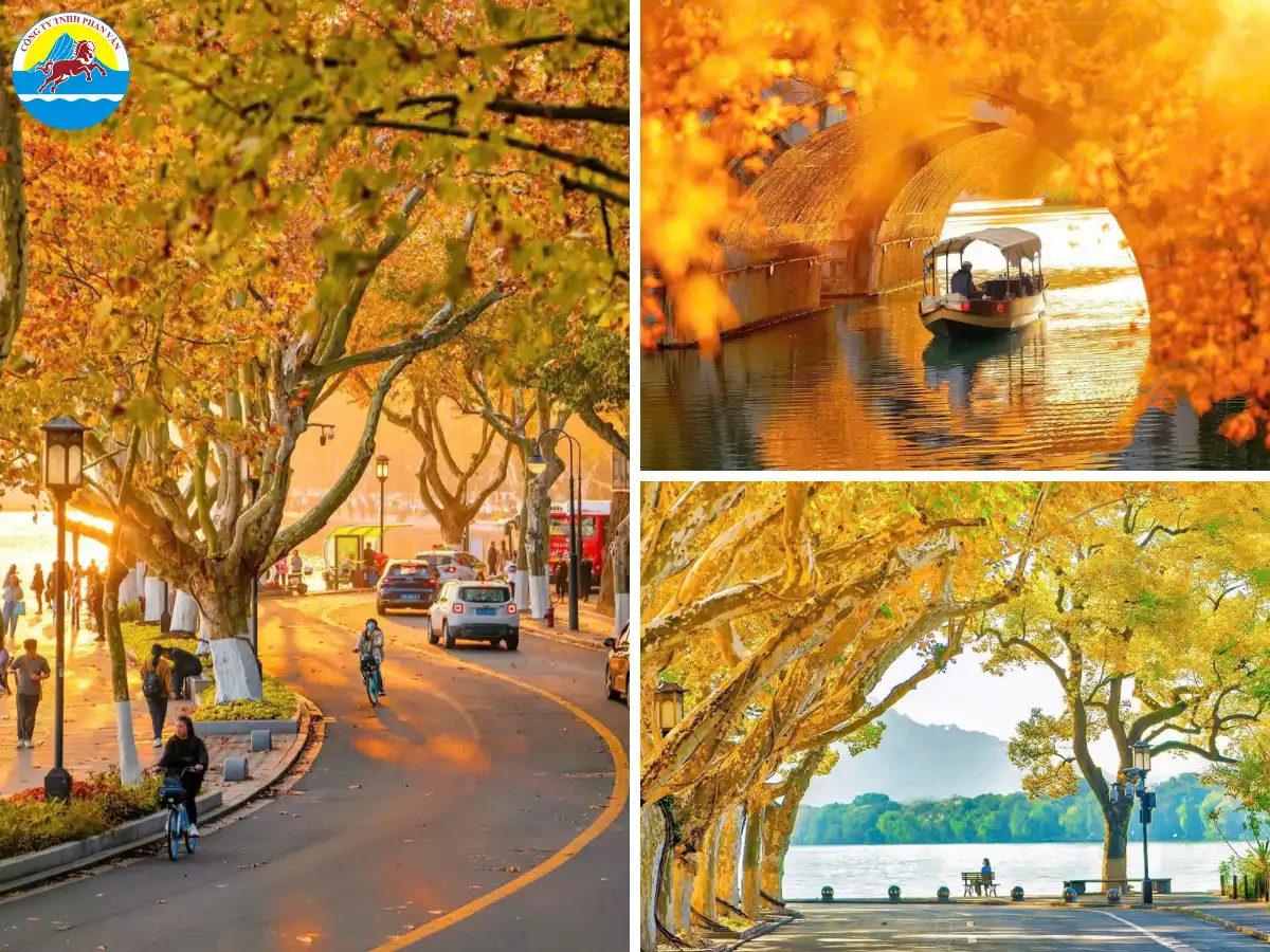 Các thành phố hiện đại và sôi động Trung Quốc tháng 9