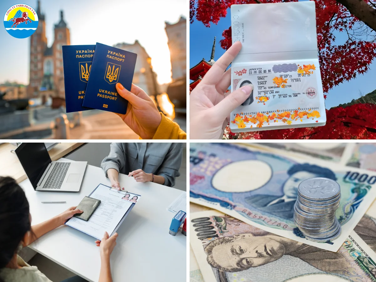 Giấy tờ nhập cảnh và chi phí xin visa