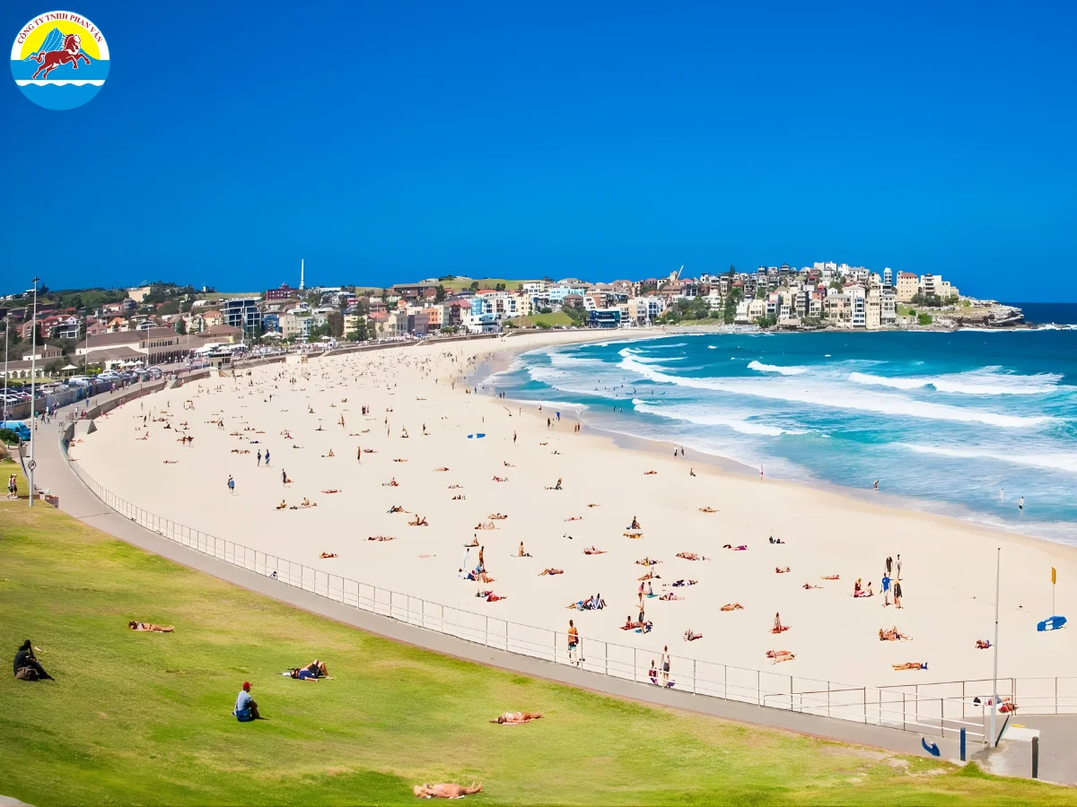 Bãi biển Bondi vào mùa hè