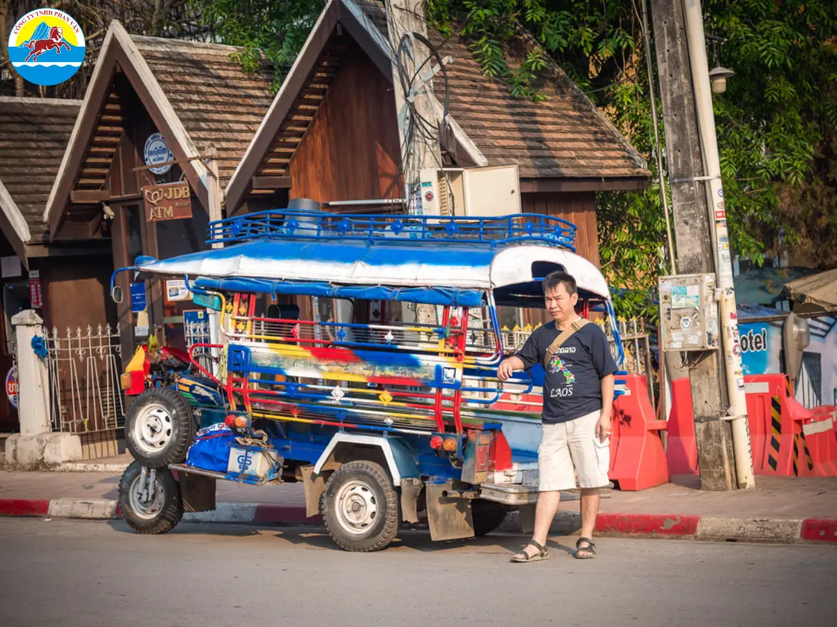 Phương tiện di chuyển trong thành phố Viêng Chăn