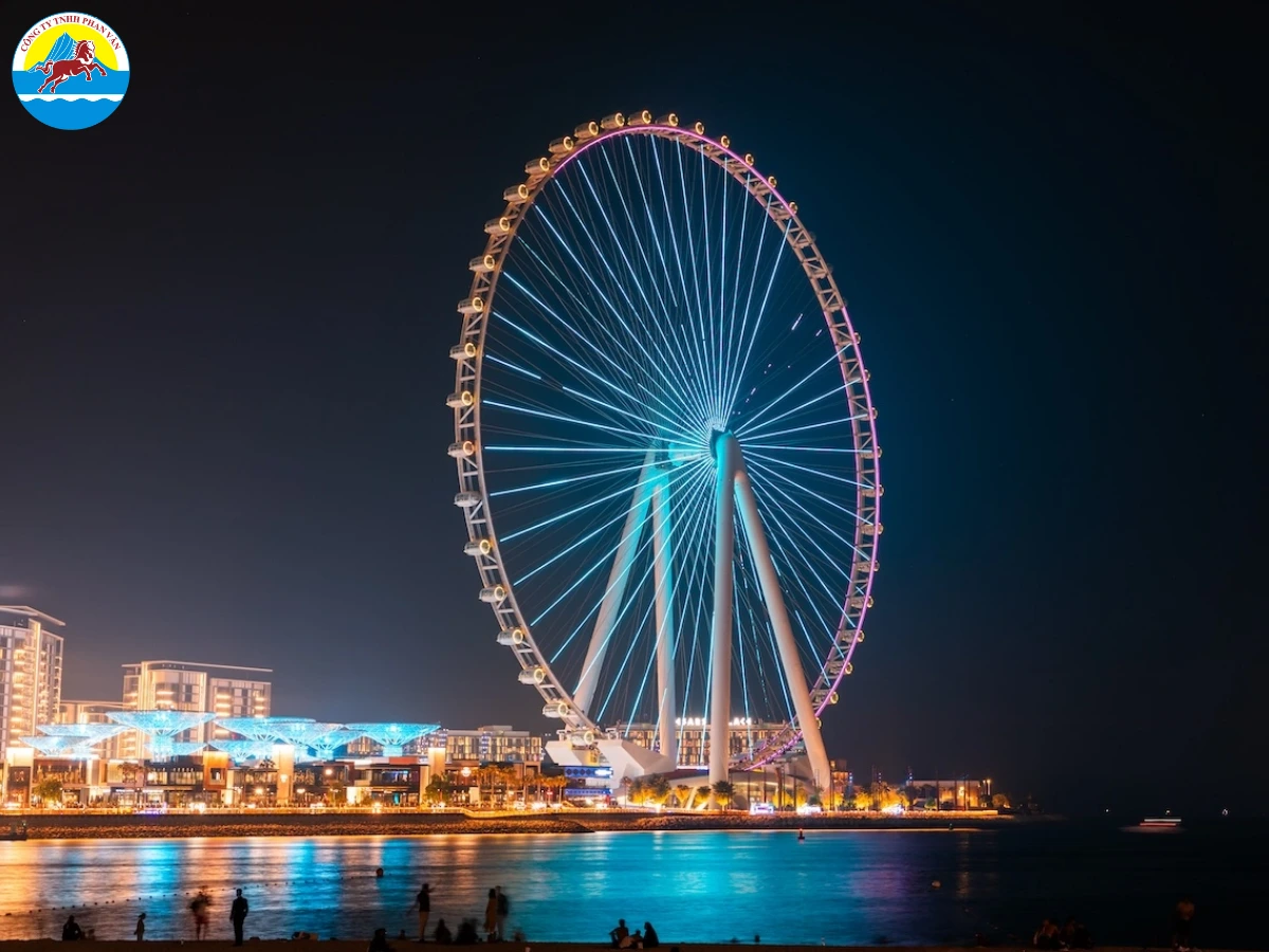 Đảo Bluewaters và vòng quay Ain Dubai