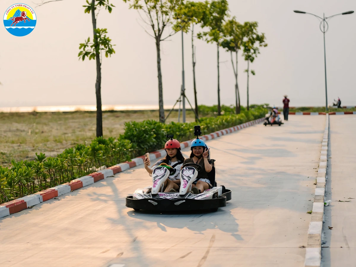 Sân đua Go Kart Đa Phước có quy mô lớn